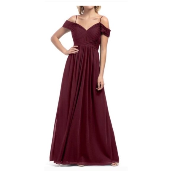 azazie cabernet aja bridesmaid dress - Picture 2 of 4